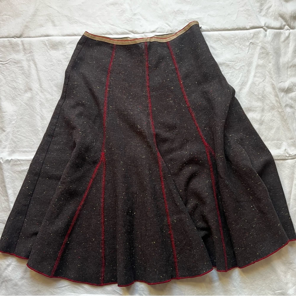 Vintage black and red skirt